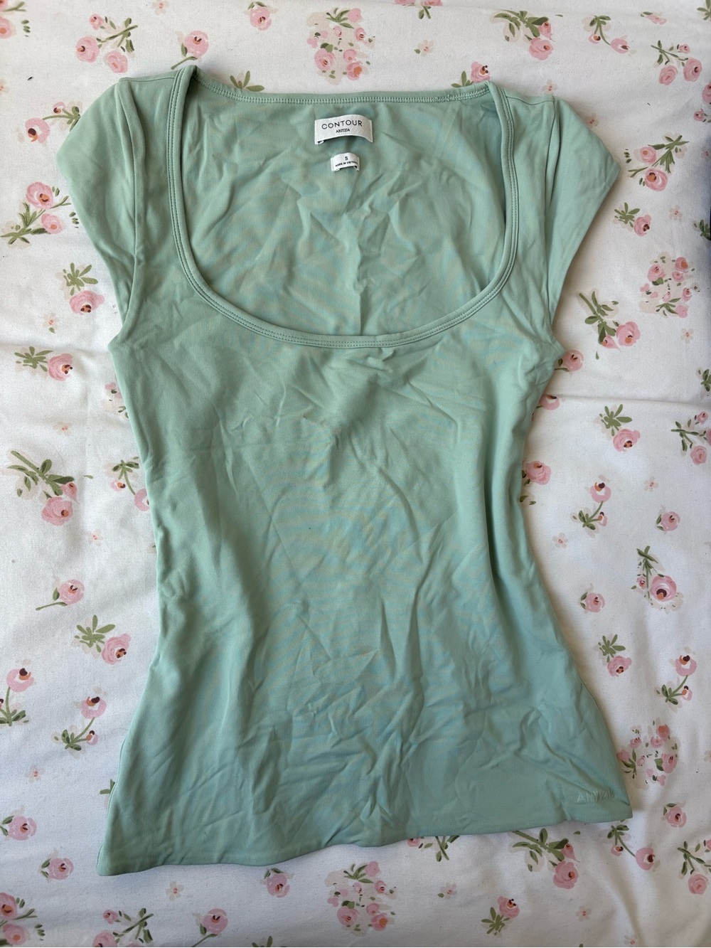 Scoop Neck Aritzia Contour Mint Green
